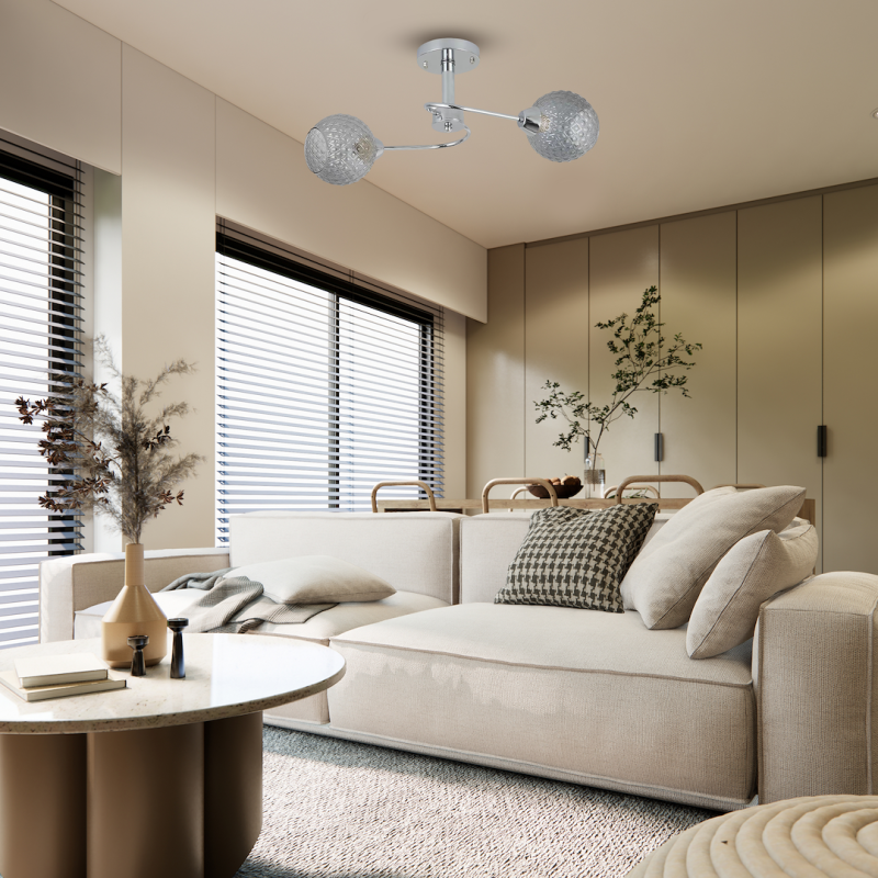 OAKLAND Ceiling Lamp 2xE27