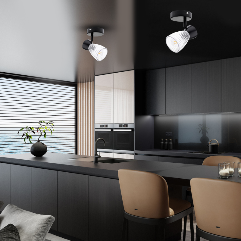 Wall lamp BEST BLACK 1xE14