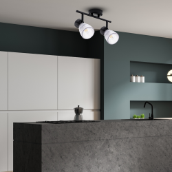 BEST BLACK Ceiling Lamp 2xE14