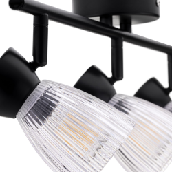 BEST BLACK Ceiling Lamp 3xE14