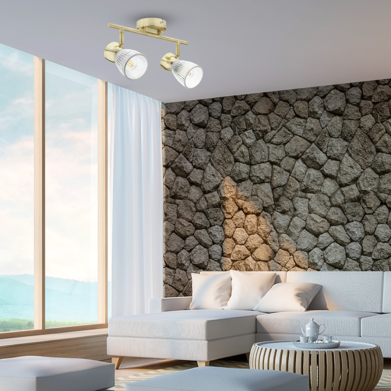 BEST GOLD ceiling lamp 2xE14