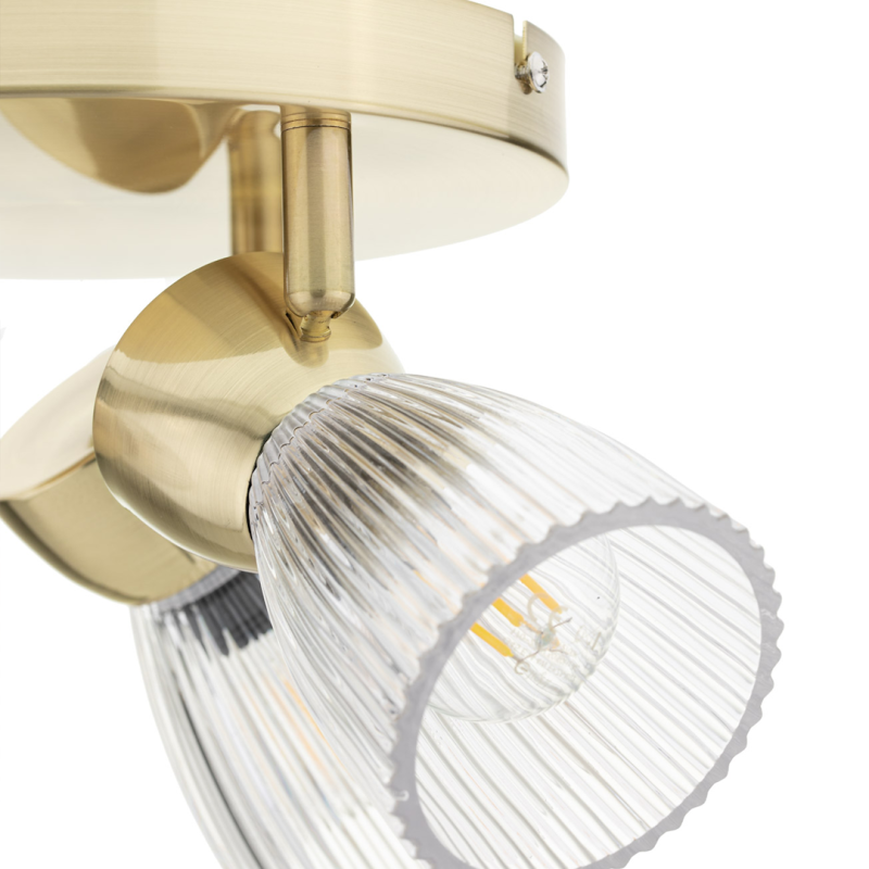 BEST GOLD Ceiling Lamp 3xE14 (round)