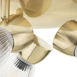 BEST GOLD Ceiling Lamp 3xE14 (round)