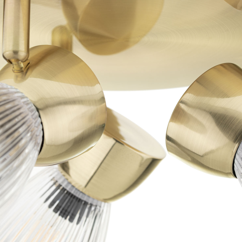 BEST GOLD Ceiling Lamp 3xE14 (round)