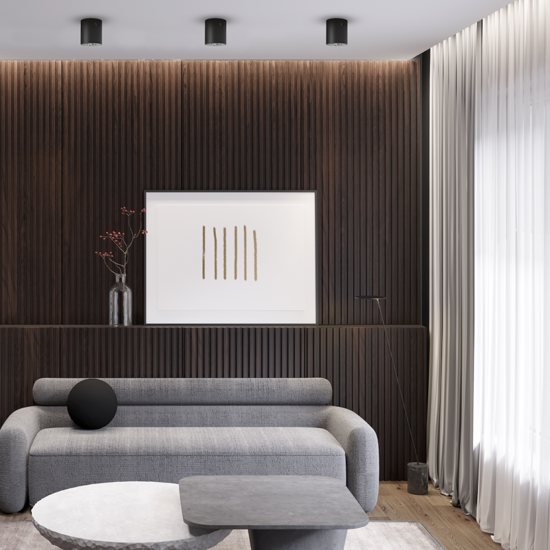 Spot George XL 1xE27 Negro