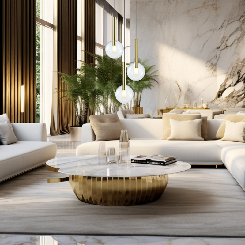 Hängelampe NIKO GOLD 3xG9