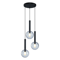 NIKO BLACK pendant lamp 3xG9