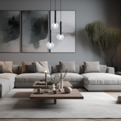 Підвісна лампа NIKO BLACK 3xG9