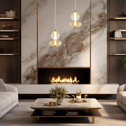 DAPHNE AMBER 12W pendant lamp