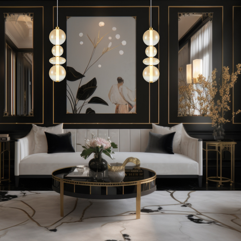 Підвісна лампа DAPHNE AMBER 36W