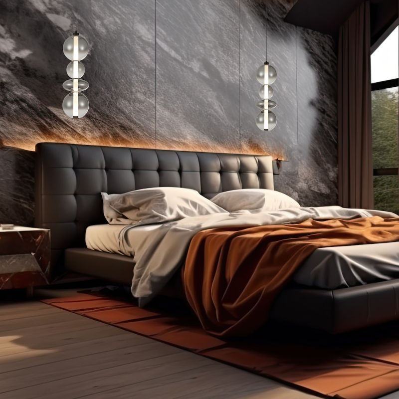 Lámpara colgante DAPHNE SMOKED 36W