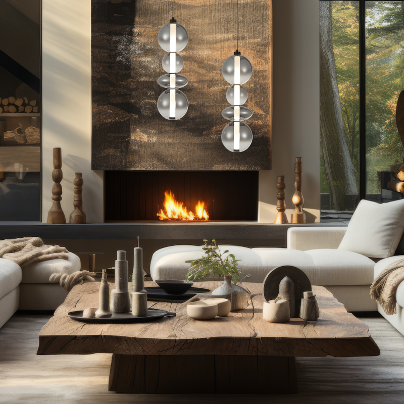 Lampa wisząca DAPHNE SMOKED 36W