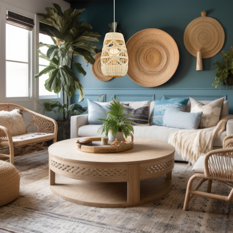 Hängelampe ARONA NATURAL 1xG9 Ø 250