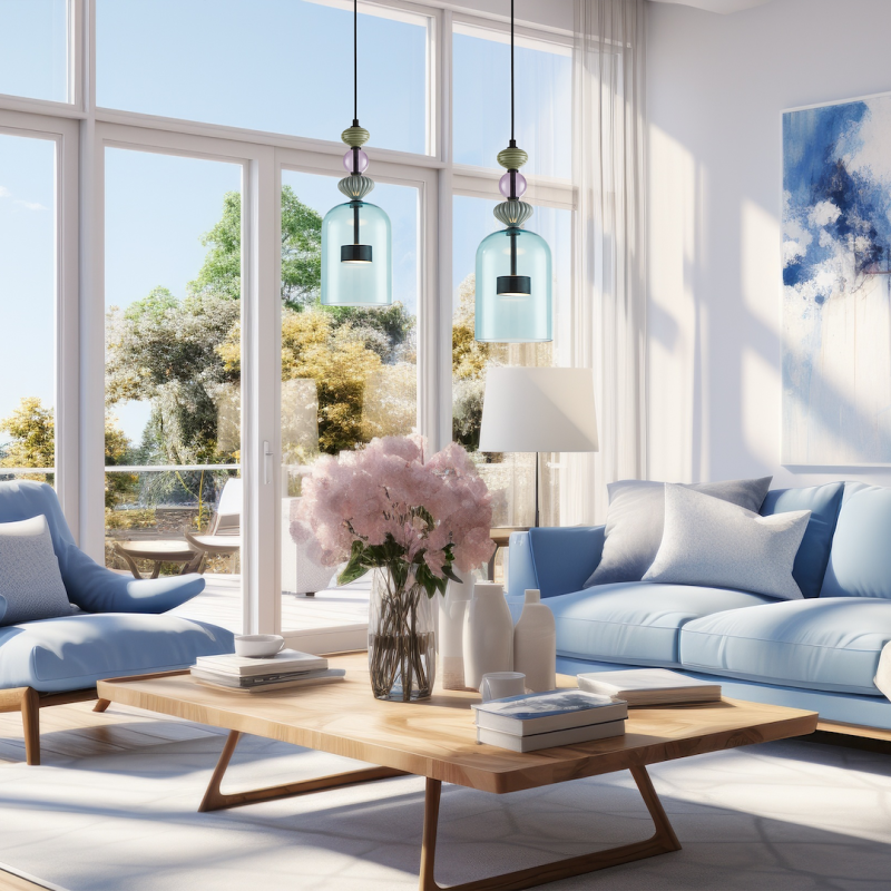 Lámpara colgante Arte 12W Led diám. 16cm negro