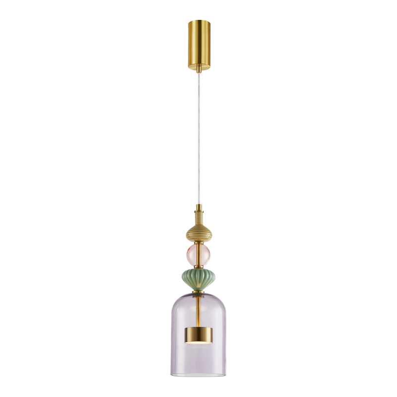 ARTE 12W LED Pendant Lamp, 13cm diameter, brass