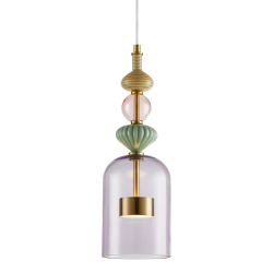 ARTE 12W LED Pendant Lamp, 13cm diameter, brass