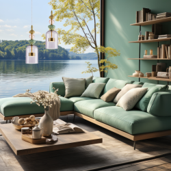 Lámpara colgante ARTE 12W LED diá. 13cm latón