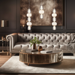 CARO SMOKED 40W LED pendant lamp