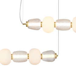 CARO GOLD 42W LED pendant lamp