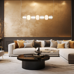 CARO GOLD 42W LED pendant lamp