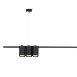 GENESIS BLACK pendant lamp (bar) 5xGU10