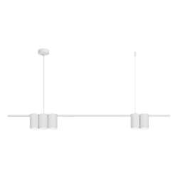 Genesis 5xGU10 White Pendant Lamp (Bar)