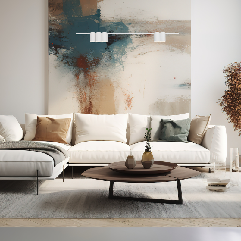 Lampa wisząca (listwa) Genesis 5xGU10 Biały