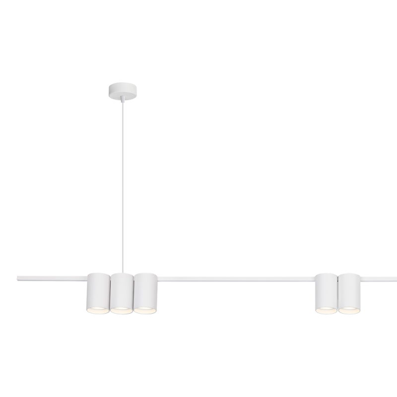 Lampa wisząca (listwa) Genesis 7xGU10 Biały