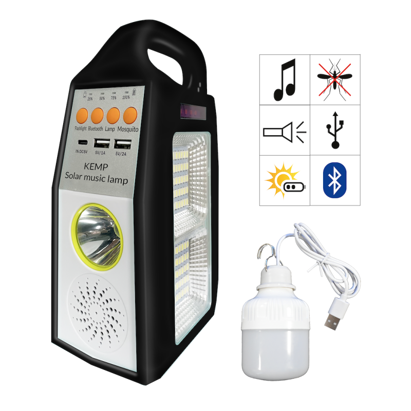 Kemp 5W 6500K Solar Lamp