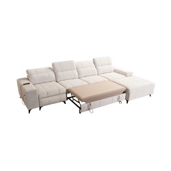 Ecksofa Ballagio XII Mix mit Schlaffunktion und Relax - Geflecht, Spring 1116