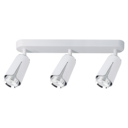 Flower Chrome Spot 3xGU10 Blanco