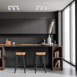 Flower Chrome Spot 3xGU10 White