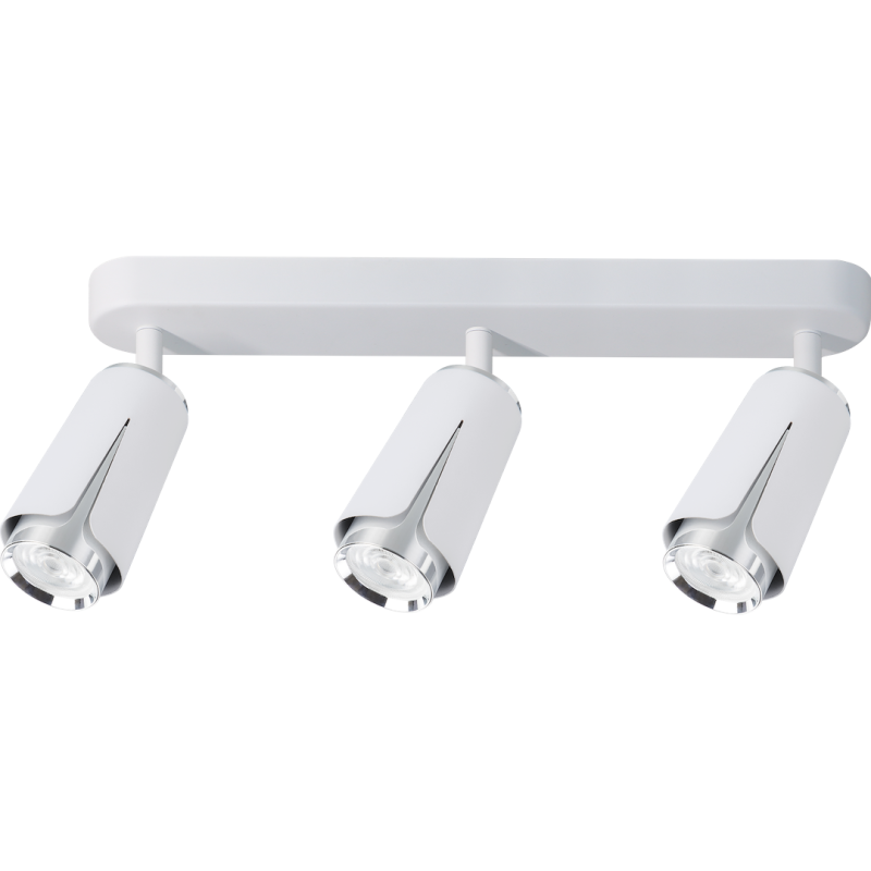 Flower Chrome Spot 3xGU10 White