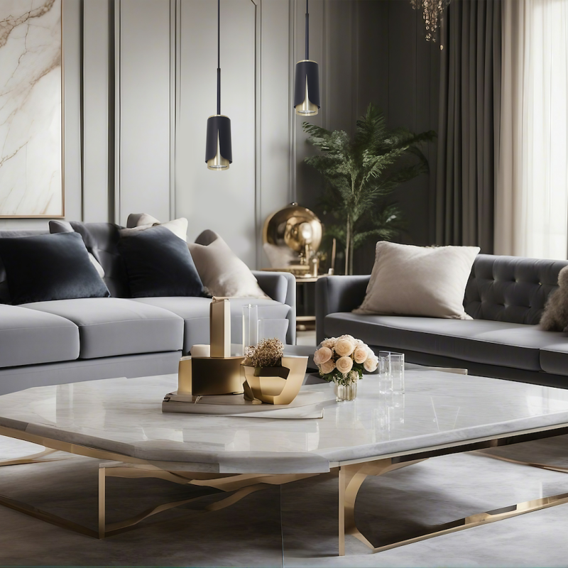 FLOWER BLACK GOLD LÁMPARA COLGANTE 1xGU10