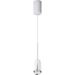 Flower Chrome Lampa Wisząca 1xGU10 Biały