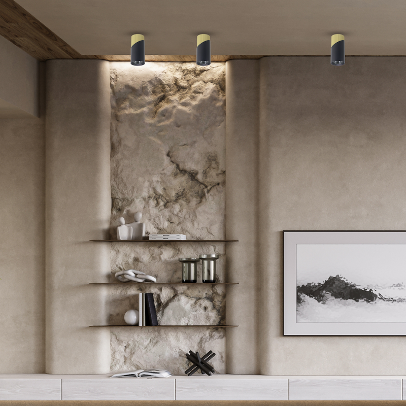 NEO BLACK GOLD DOWNLIGHT 1xGU10