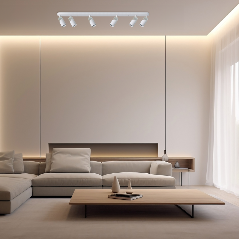 NEO WEISS CHROM SPOT 6xGU10