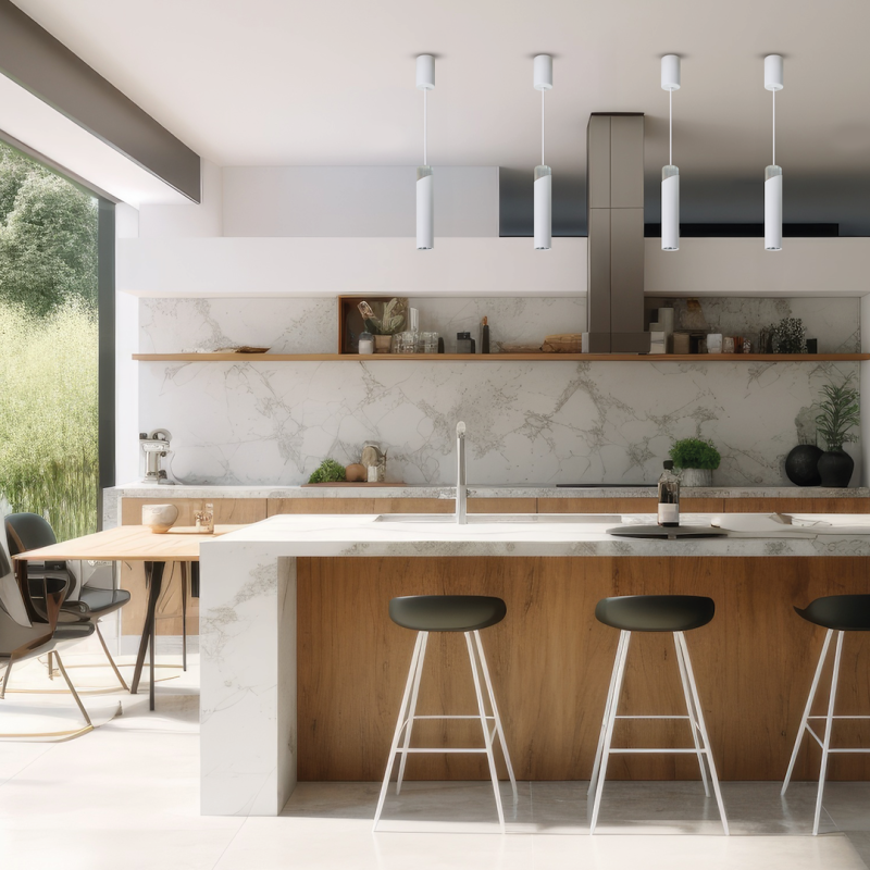 NEO WEISS CHROM HÄNGELEUCHTE 1xGU10