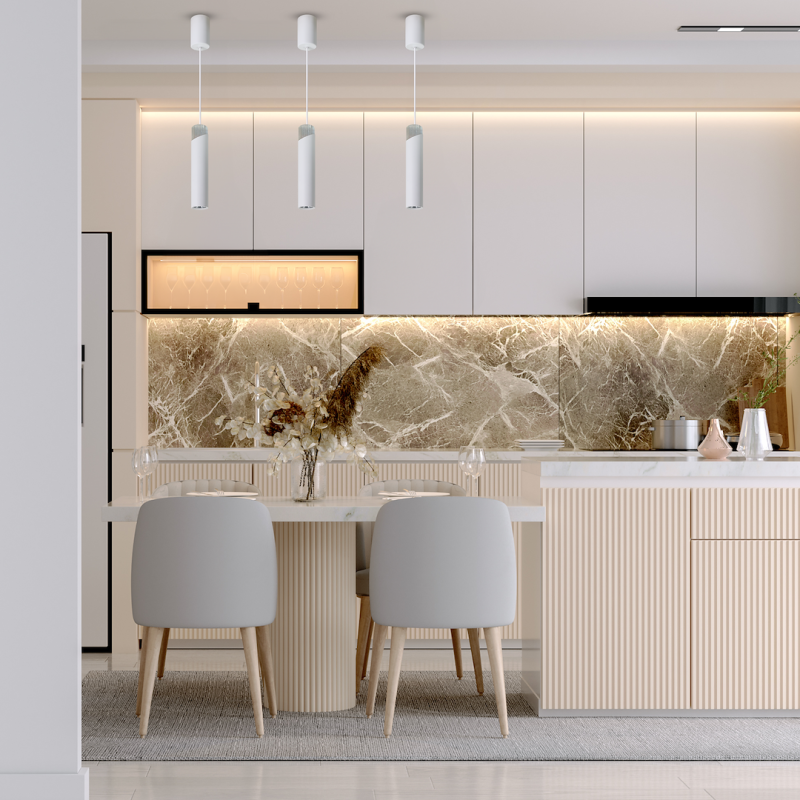 NEO WEISS CHROM HÄNGELEUCHTE 1xGU10