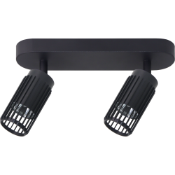 VERTIKALER SCHWARZER FLECK 2xGU10