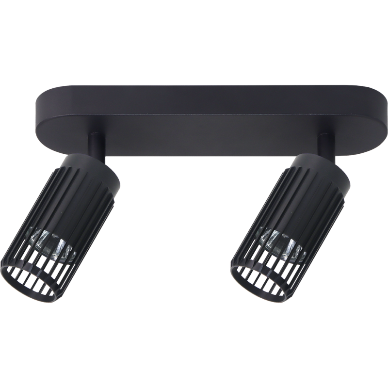 VERTIKALER SCHWARZER FLECK 2xGU10