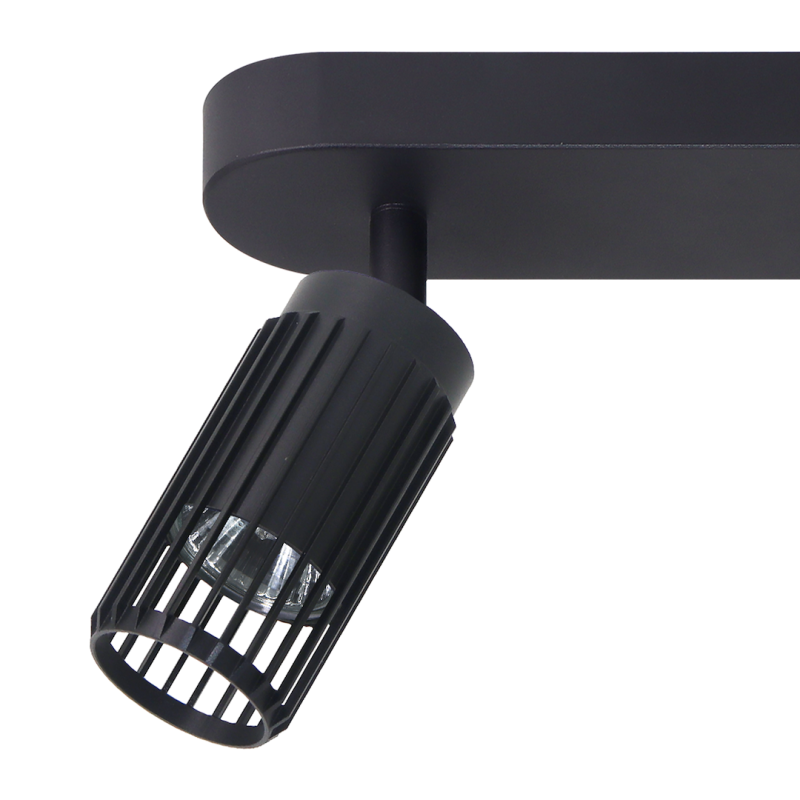 VERTIKALER SCHWARZER FLECK 3xGU10