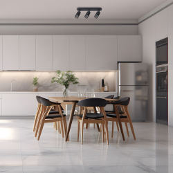 VERTIKALER SCHWARZER FLECK 3xGU10