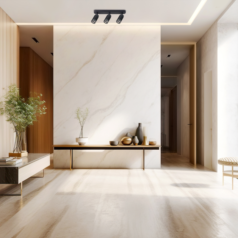 PUNTO NEGRO VERTICAL 3xGU10