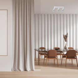 VERTIKALER WEIßER FLECK 3xGU10