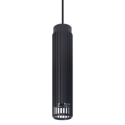 VERTICAL BLACK HANGING LAMP 1xGU10
