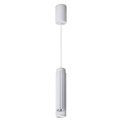 VERTICAL WHITE HANGING LAMP 1xGU10