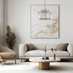 Lámpara de araña RITZ CHROME 7xE14