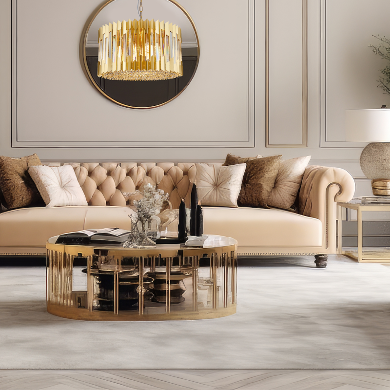 Lámpara de araña RITZ GOLD 12xE14