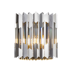 RITZ CHROME Wall Light 2xE14